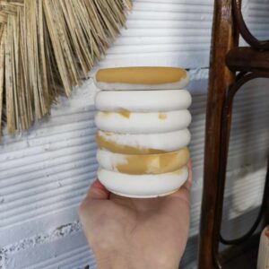 Boîte décorative en jesmonite – Objet déco design pour la maison