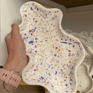 Plateau effet terrazzo