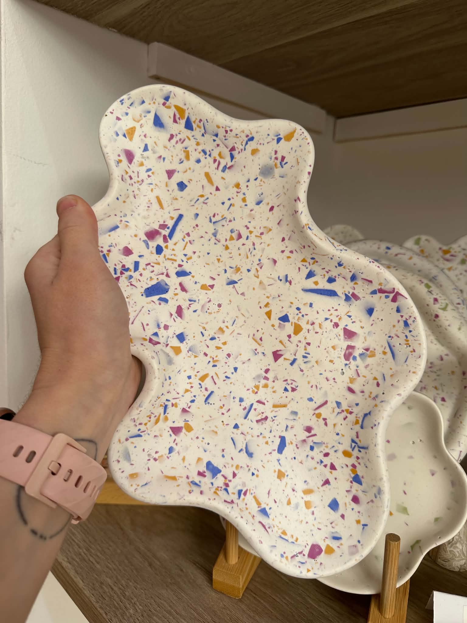 Plateau effet terrazzo